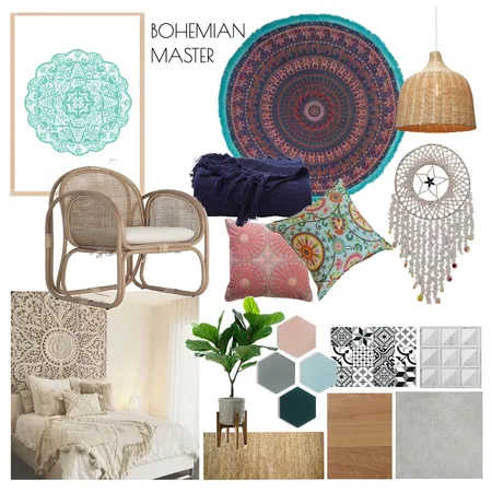 BOHOEMIAN MASTER Interior Design Mood Board by YAD on Style Sourcebook