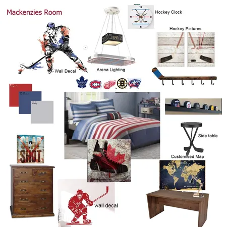 Mac's Bedroom Interior Design Mood Board by jyoung on Style Sourcebook