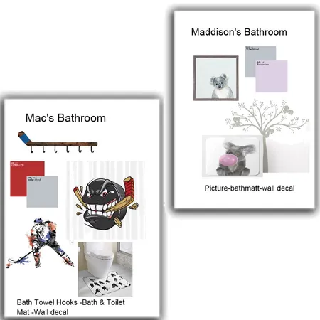 Matthews Kids Bathrooms Interior Design Mood Board by jyoung on Style Sourcebook