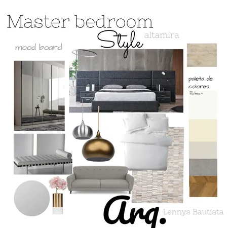 master bedroom Interior Design Mood Board by lennys on Style Sourcebook