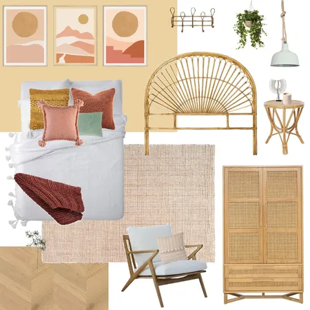 beach house bedroom Interior Design Mood Board by gwhitelock on Style Sourcebook