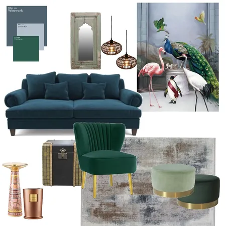 whimsical luxe Interior Design Mood Board by DesignSudio21 on Style Sourcebook