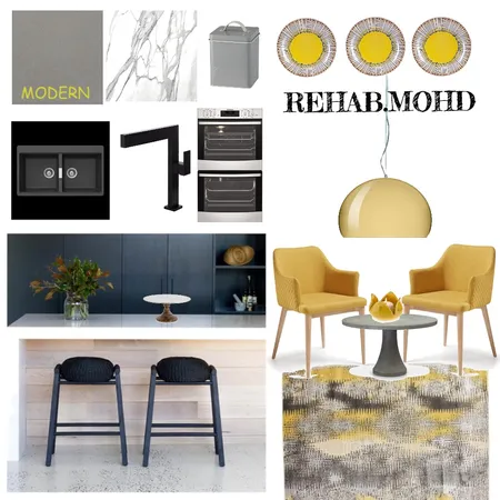 kitchen Interior Design Mood Board by REHAB.MOHD on Style Sourcebook