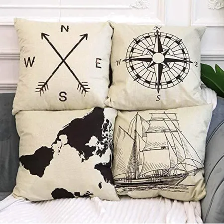 4 Pack Farmhouse Decorative Pillow Cover Interior Design Mood Board by accentpillowcasebaby on Style Sourcebook