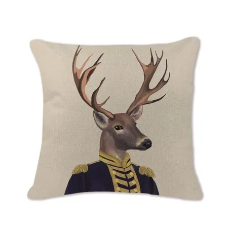 ot Sale Nordic Elk Cushion Covers Rustic Pillow Interior Design Mood Board by accentpillowcasebaby on Style Sourcebook