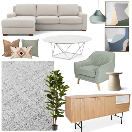 LIZ LIVING ROOM Interior Design Mood Board by TLC Interiors on Style Sourcebook