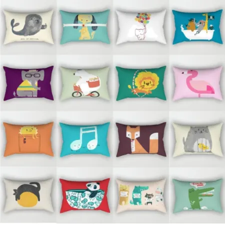 Anima Polyester decorative pillow Interior Design Mood Board by accentpillowcasebaby on Style Sourcebook