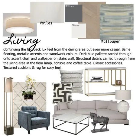 Assignment 9 Living Interior Design Mood Board by KRBKRB on Style Sourcebook