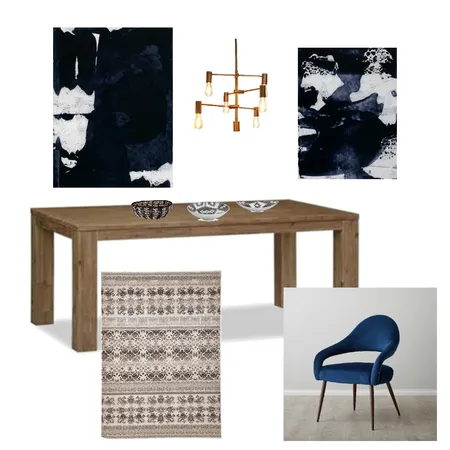 Pop of blue Interior Design Mood Board by Carrrie on Style Sourcebook