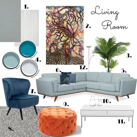 Living Room Interior Design Mood Board by KristenB on Style Sourcebook