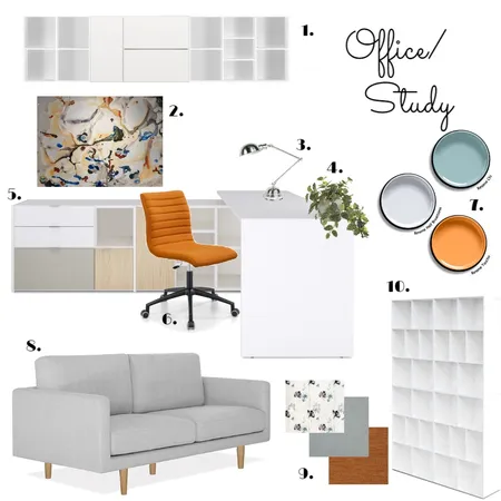 Office/ Study Interior Design Mood Board by KristenB on Style Sourcebook