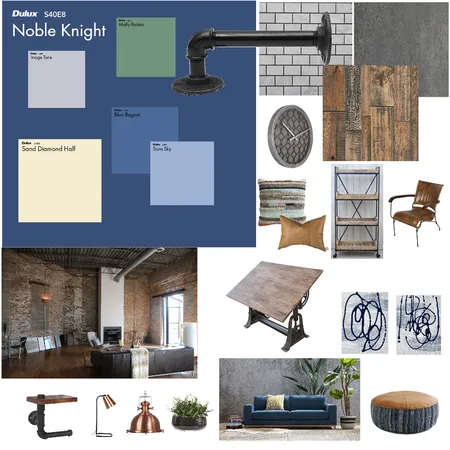 Industrial Artist Loft Interior Design Mood Board by dlayne33 on Style Sourcebook