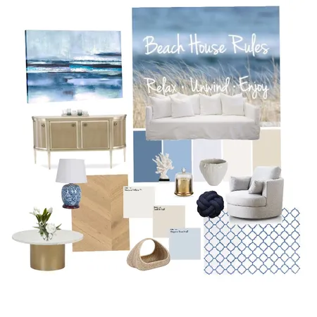 Relaxed Hampton’s Interior Design Mood Board by LaraMay on Style Sourcebook