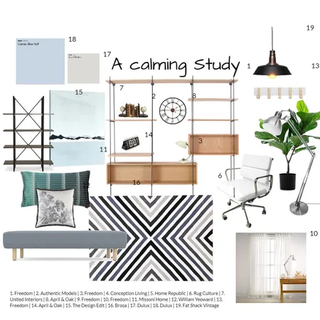 Study Interior Design Mood Board by Asha_Designs on Style Sourcebook