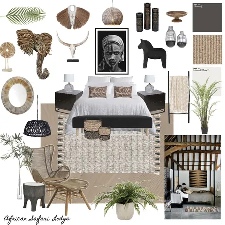 African Safari Lodge Interior Design Mood Board by laurenllef on Style Sourcebook