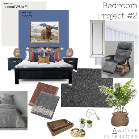 Bedroom Project #2 Interior Design Mood Board by awolff.interiors on Style Sourcebook