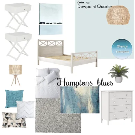 Hamptons blues Interior Design Mood Board by Breezy Interiors on Style Sourcebook