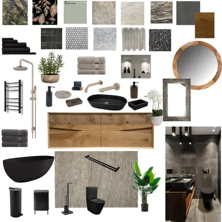 Modern 'cosy' bathroom Interior Design Mood Board by Shireen on Style Sourcebook