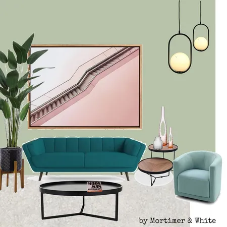 blue and green Interior Design Mood Board by mortimerandwhite on Style Sourcebook