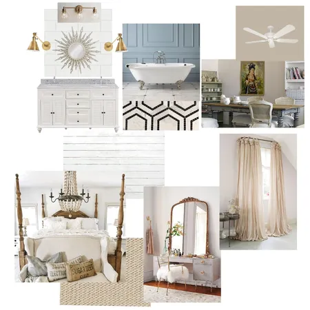 modern shabby chic Interior Design Mood Board by khania on Style Sourcebook
