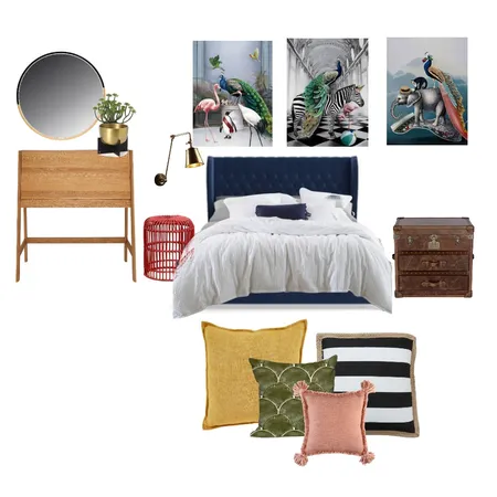 Metzler's Guest Room Interior Design Mood Board by CharissaLyons on Style Sourcebook