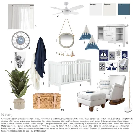nursery Interior Design Mood Board by Katerina on Style Sourcebook