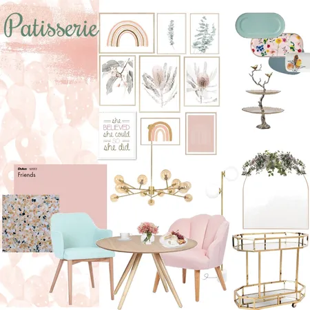 Patisserie Interior Design Mood Board by Kahsouza on Style Sourcebook