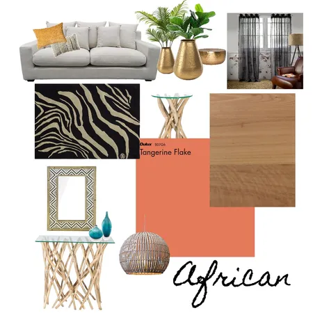 African theme Interior Design Mood Board by Zaileen on Style Sourcebook
