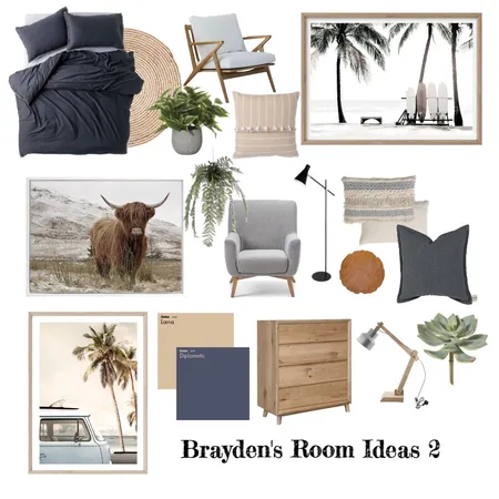 Brayden's Room 2 Interior Design Mood Board by kiara_design on Style Sourcebook