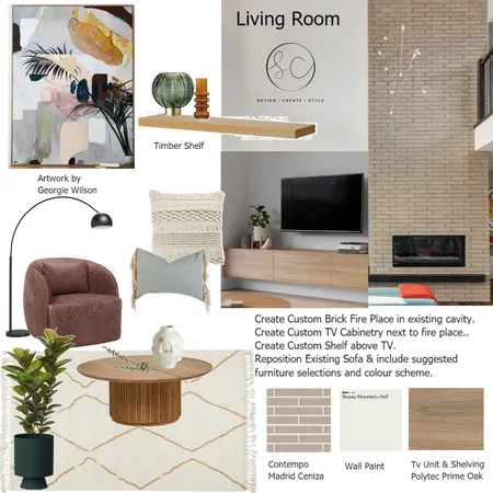 Caroline Chapman Lounge Interior Design Mood Board by Sara Campbell on Style Sourcebook