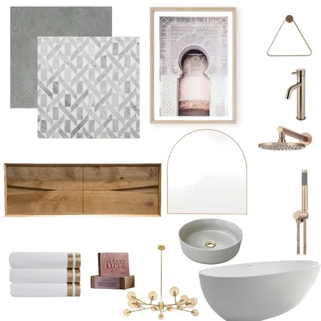 serene bathroom Interior Design Mood Board by DesignSudio21 on Style Sourcebook