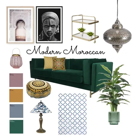 Moroccan Interior Design Mood Board by Magpi on Style Sourcebook