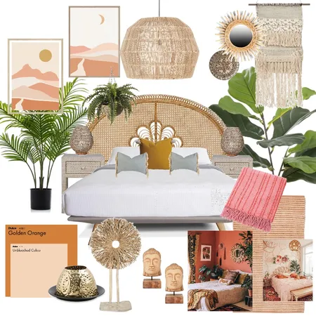 Bohemian Interior Design Mood Board by brittanyhomannz on Style Sourcebook
