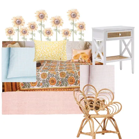 Gaby's sunflower room Interior Design Mood Board by cbpaynter on Style Sourcebook