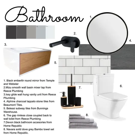 bathroom Interior Design Mood Board by leticea11 on Style Sourcebook