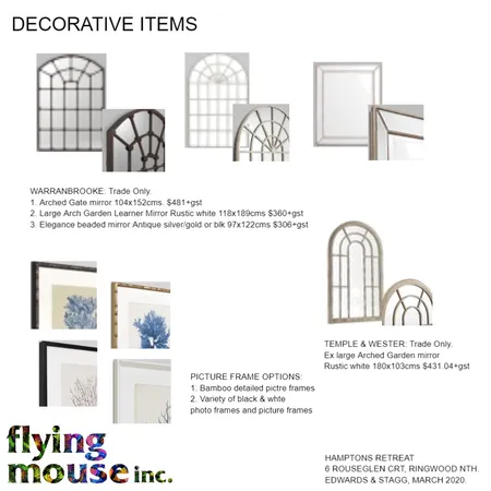 Decorative items Interior Design Mood Board by Flyingmouse inc on Style Sourcebook