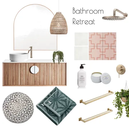 Bathroom Retreat Interior Design Mood Board by JohGlisenti on Style Sourcebook