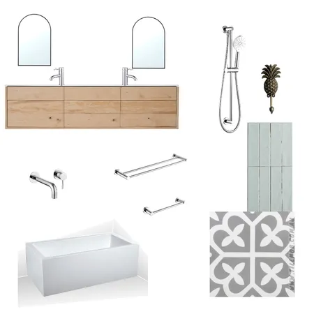Bathroom chrome Interior Design Mood Board by TheNuttyStylist on Style Sourcebook