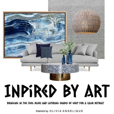 COOL CALM BLUES Interior Design Mood Board by Flawless Interiors Melbourne on Style Sourcebook