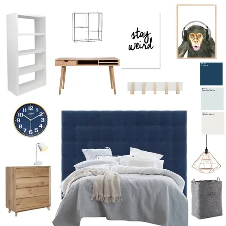 Teenage boys Room Interior Design Mood Board by Dom_marie on Style Sourcebook