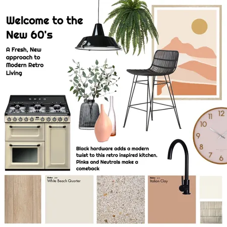 retro kitchen Interior Design Mood Board by Flawless Interiors Melbourne on Style Sourcebook