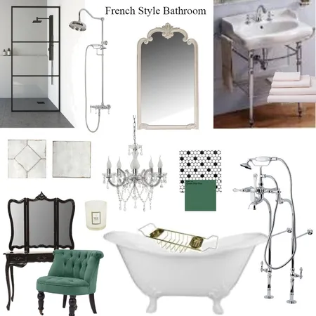 French Style Bathroom Interior Design Mood Board by ChristaGuarino on Style Sourcebook