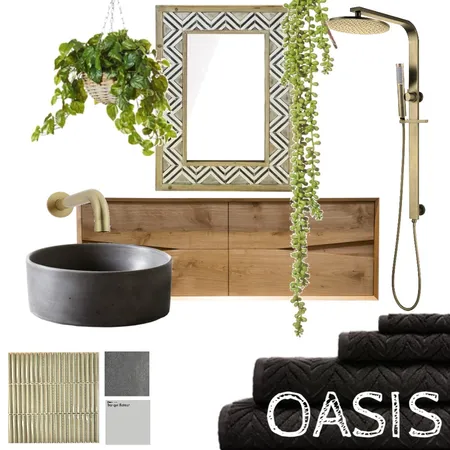 EARTHY BATHROOM OASIS Interior Design Mood Board by Flawless Interiors Melbourne on Style Sourcebook