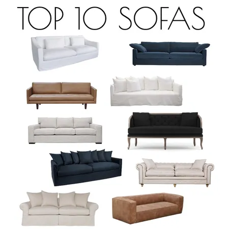 My Top 10 Sofas Interior Design Mood Board by Flawless Interiors Melbourne on Style Sourcebook