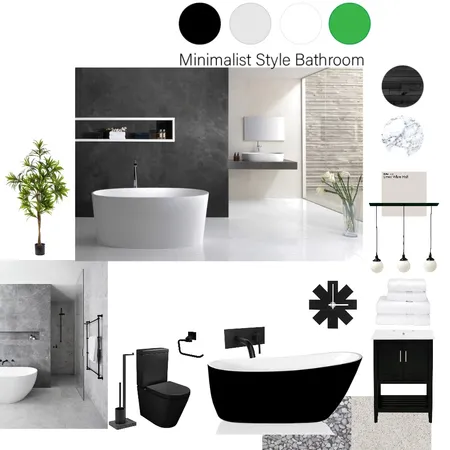 Minimalist Bathroom Interior Design Mood Board by miedore on Style Sourcebook