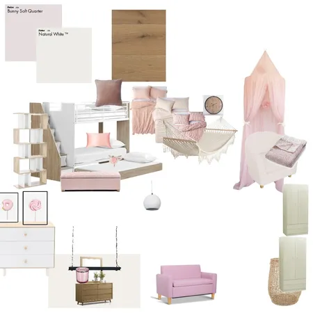 Little girl child's room Interior Design Mood Board by TahliaJazz29 on Style Sourcebook
