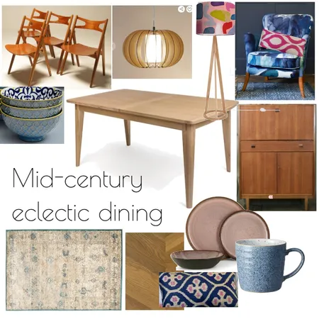 Mid century dining Interior Design Mood Board by Aoifek on Style Sourcebook
