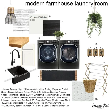 IDI Module 9 Laundry Room Interior Design Mood Board by Nbyrtus on Style Sourcebook