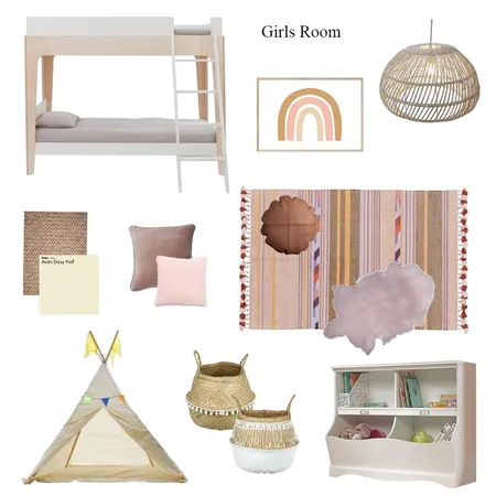 Girls Room Interior Design Mood Board by ChristaGuarino on Style Sourcebook