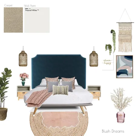 Blush Dreams Interior Design Mood Board by janaelisa on Style Sourcebook